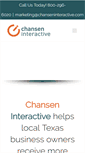 Mobile Screenshot of chanseninteractive.com